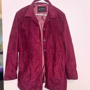 Womans maroon jacket  size 1XL